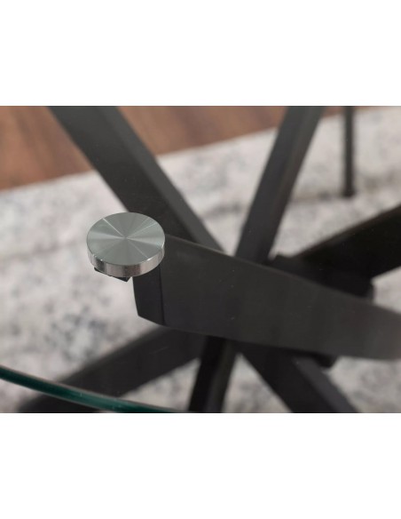 Ława okrągła szklana 60 Agis A