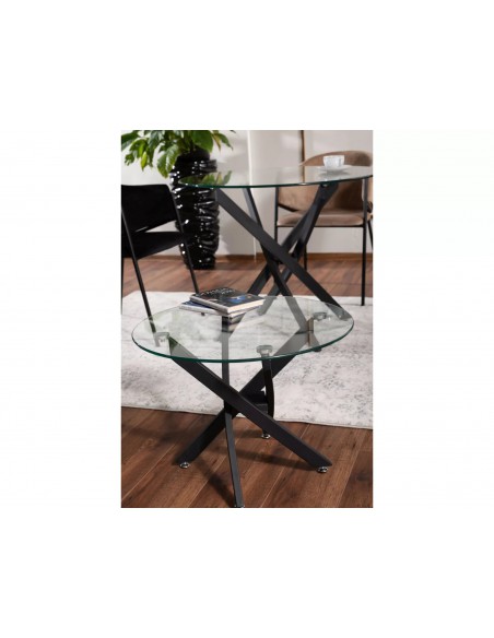 Ława okrągła szklana 60 Agis A