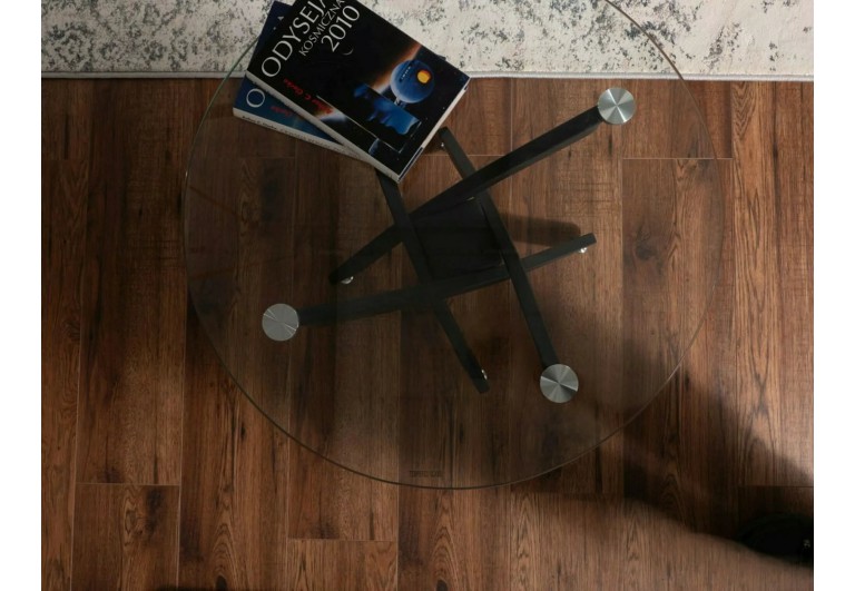 Ława okrągła szklana 60 Agis A