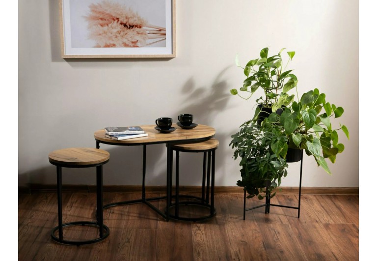 Zestaw ław Twix Dąb Artisan