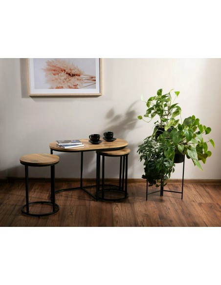 Zestaw ław Twix Dąb Artisan