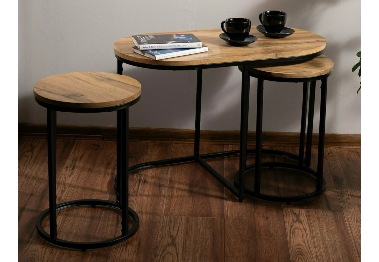 Zestaw ław Twix Dąb Artisan