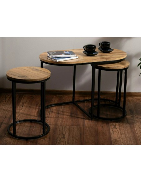 Zestaw ław Twix Dąb Artisan