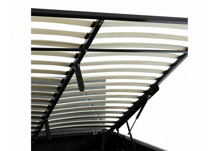 Łóżko tapicerowane 140 Columbia Velvet Szare