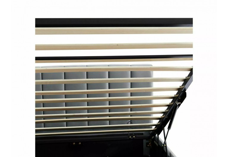 Łóżko tapicerowane 90 Montreal Velvet Szare