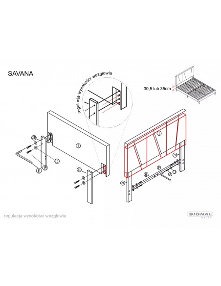 Łóżko tapicerowane 120 Savana Velvet Beżowe