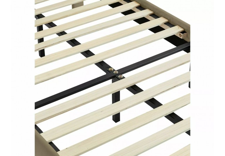 Łóżko tapicerowane 160 Savana Velvet Beżowe