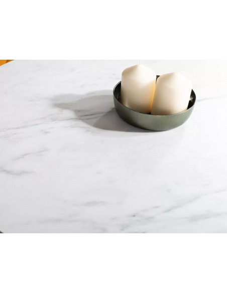 Stół okrągły Alto II Biały Marmur