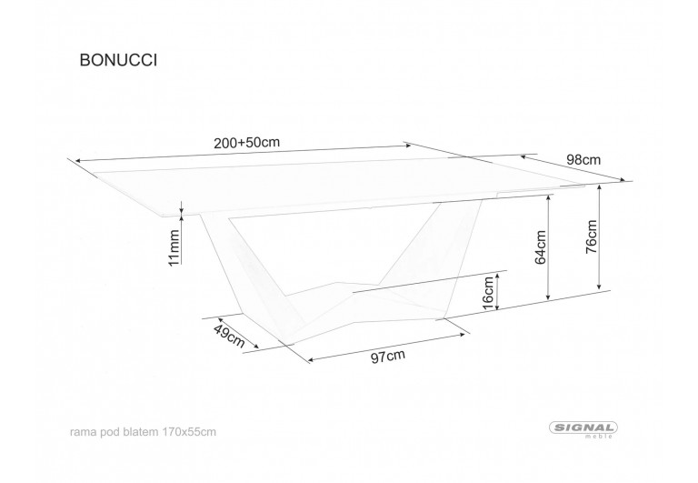 Stół rozkładany Bonucci Ceramic Statuario Venato