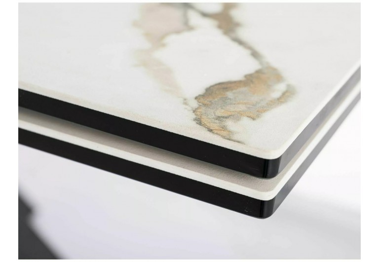 Stół rozkładany Columbus Ceramic Amber Bianco