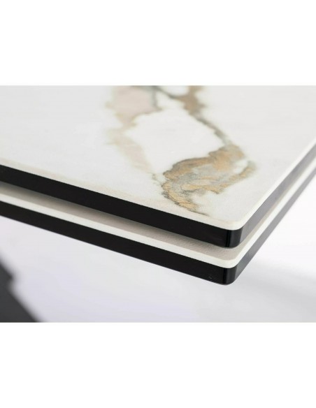 Stół rozkładany Columbus Ceramic Amber Bianco