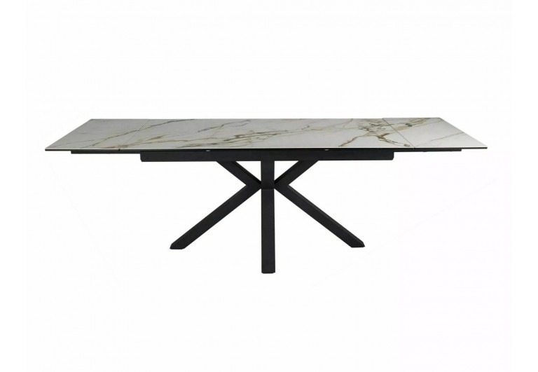 Stół rozkładany Columbus Ceramic Amber Bianco