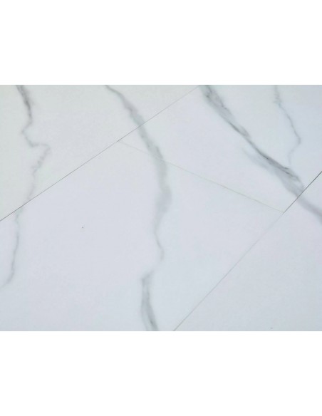 Stół okrągły rozkładany 100-135 Gaston Biały Marmur