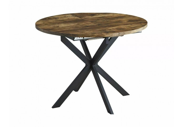 Stół okrągły rozkładany 100-135 Gaston Orzech Vintage