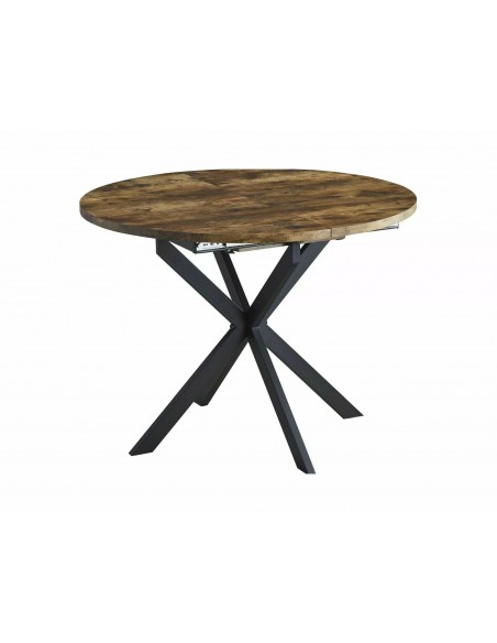 Stół okrągły rozkładany 100-135 Gaston Orzech Vintage