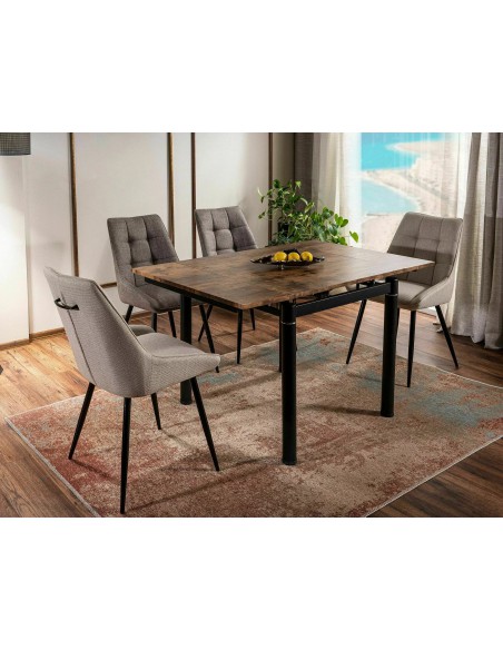 Stół rozkładany 80-131 GD082 Orzech Vintage