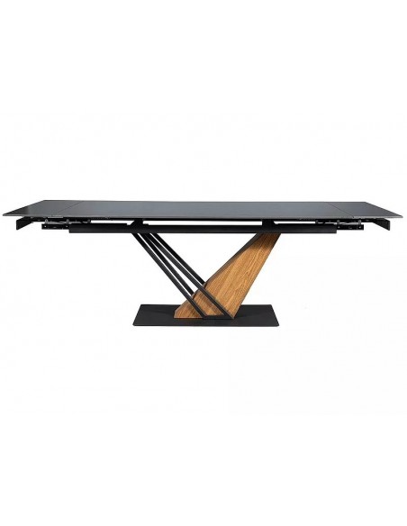 Stół rozkładany 160-220 Genesis Czarny Mat