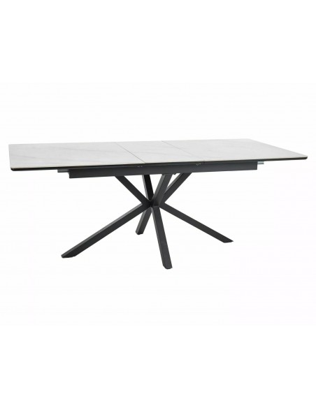 Stół rozkładany 160-200 Logan Ceramic Biały Mat