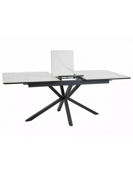 Stół rozkładany 160-200 Logan Ceramic Biały Mat