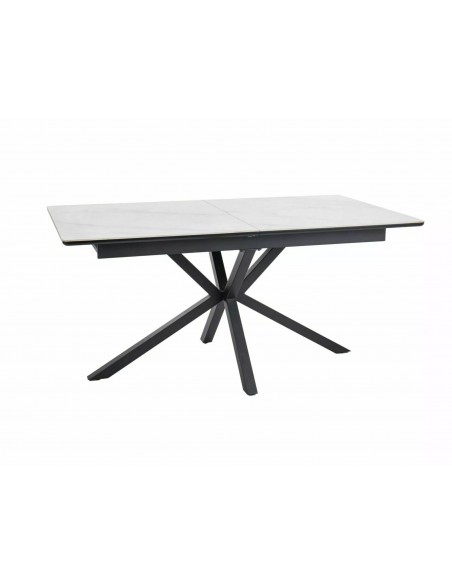 Stół rozkładany 160-200 Logan Ceramic Biały Mat