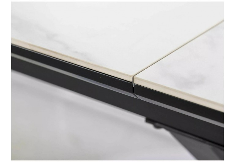 Stół rozkładany 160-200 Logan Ceramic Biały Mat