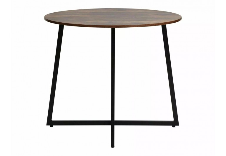 Stół okrągły 90 Luna Brąz Rustykalny