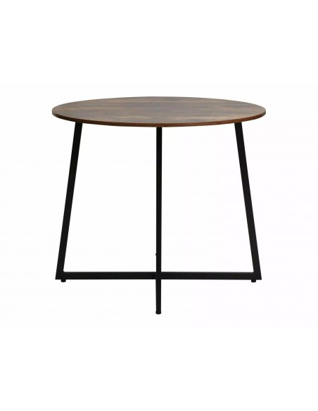 Stół okrągły 90 Luna Brąz Rustykalny