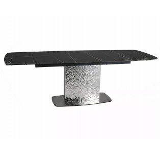 Stół rozkładany 160-240 Moncler Ceramic Sahara Noir Czarny Mat