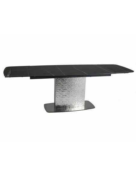 Stół rozkładany 160-240 Moncler Ceramic Sahara Noir Czarny Mat