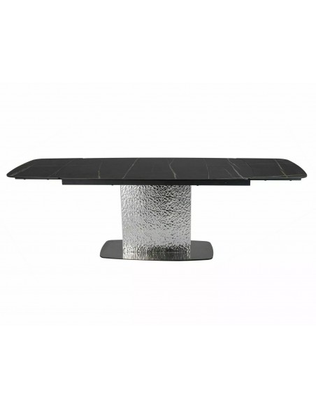Stół rozkładany 160-240 Moncler Ceramic Sahara Noir Czarny Mat