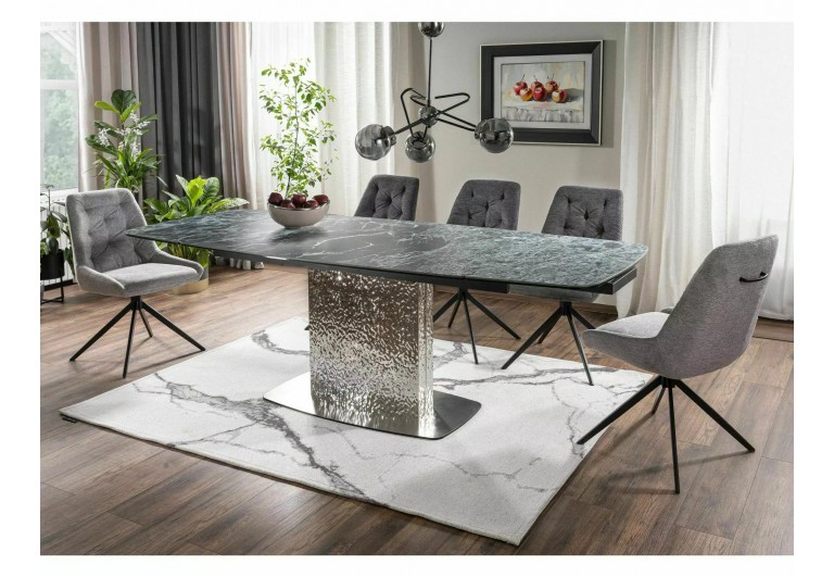 Stół rozkładany 160-240 Moncler Ceramic Sahara Noir Morski