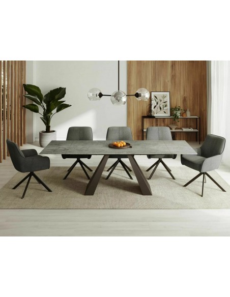 Stół rozkładany 160-240 Salvadore Ceramic Pietra Di Savoia