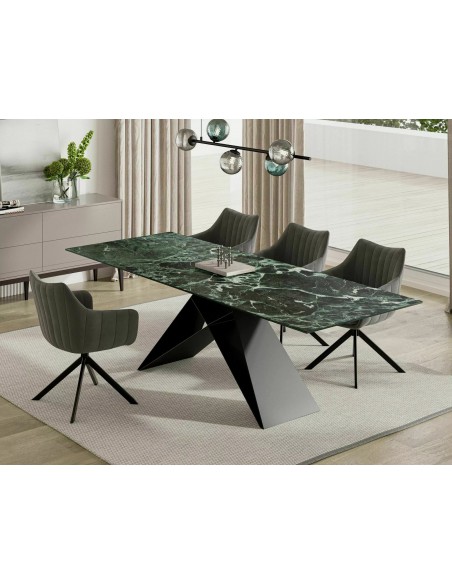 Stół rozkładany 160-240 Westin Ceramic Verde Alpi