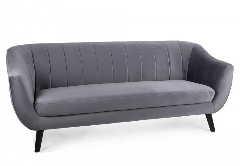Sofa Elite 3 os Velvet Szara