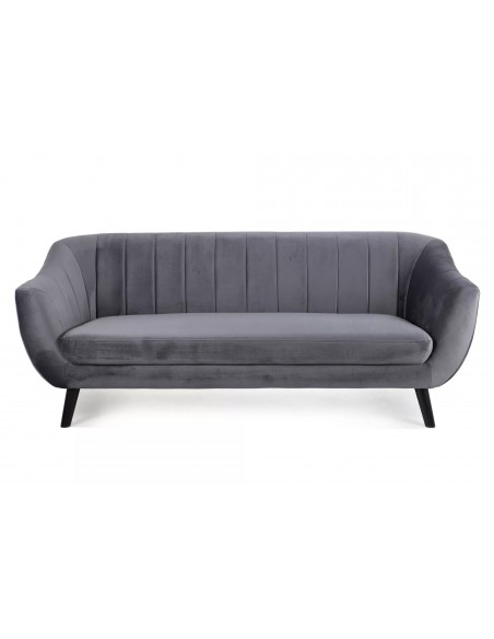 Sofa Elite 3 os Velvet Szara