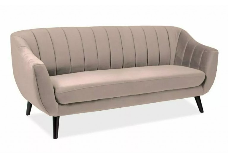 Sofa Elite 3 os Velvet Beżowa