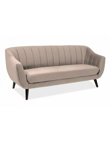 Sofa Elite 3 os Velvet Beżowa
