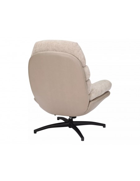 Fotel wypoczynkowy obrotowy Giselle Beżowy