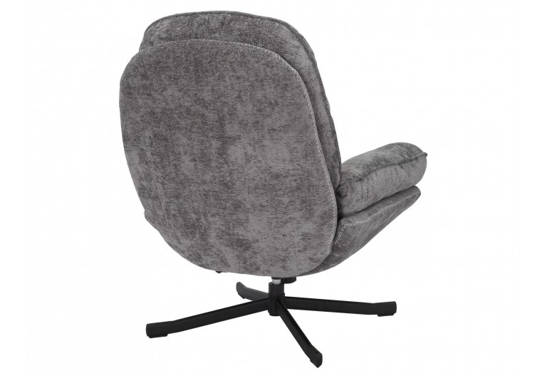 Fotel wypoczynkowy obrotowy Harper Szary