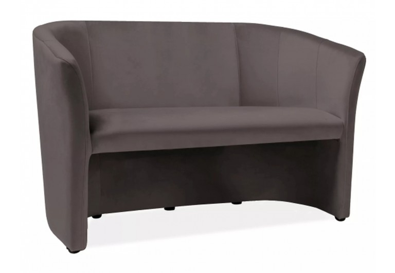 Sofa 2os TM-2 Velvet Szara