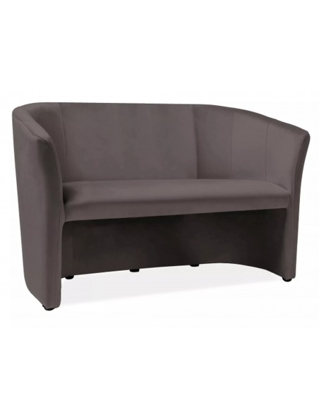 Sofa 2os TM-2 Velvet Szara