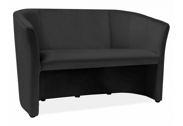 Sofa 2os TM-2 Velvet Czarna