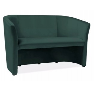 Sofa 2os TM-2 Velvet Zielona