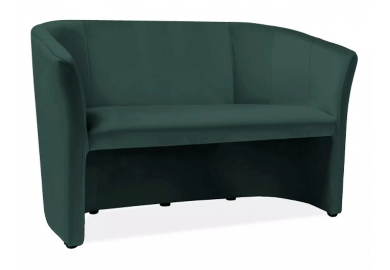 Sofa 2os TM-2 Velvet Zielona