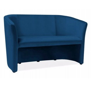 Sofa 2os TM-2 Velvet Granatowa