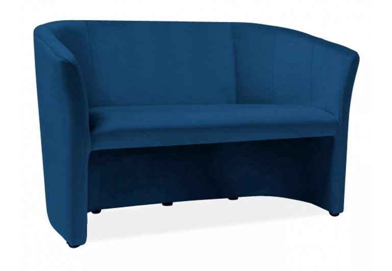 Sofa 2os TM-2 Velvet Granatowa