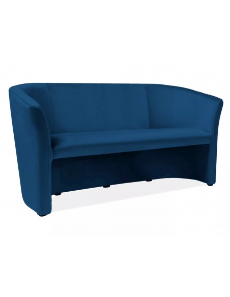 Sofa 3os TM-3 Velvet Granatowa