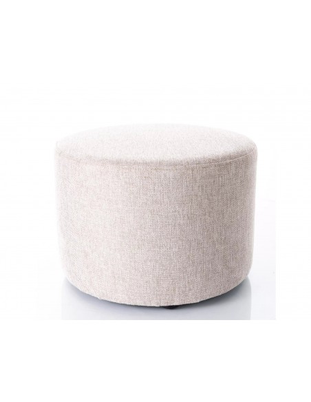 Pufa okrągła Doti A Brego Jasny Beż
