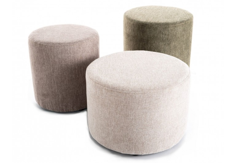 Pufa okrągła Doti C Brego Beżowa