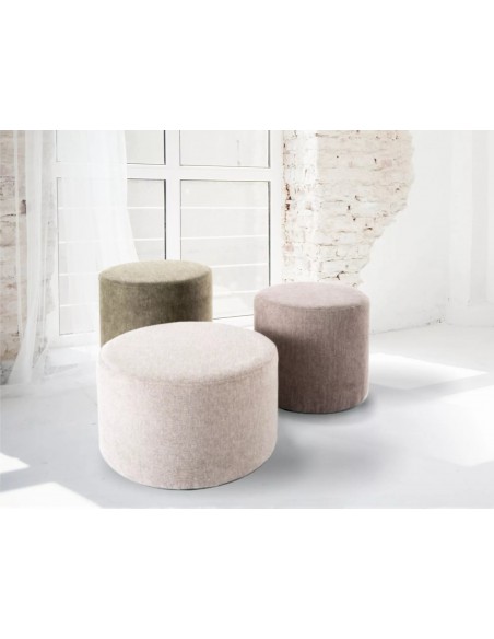 Pufa okrągła Doti C Brego Beżowa